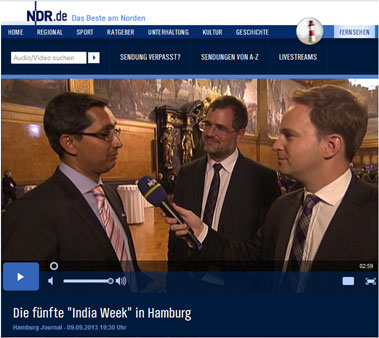 Speaking to NDR Hamburg Journal