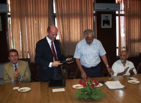 Agreement signing ceremony at CSIR in Delhi